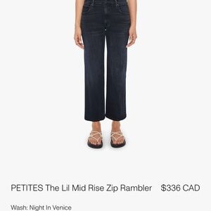 Lil MOTHER Mid Rise Rambler Ankle Jeans